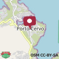 Mapa Le Suites Porto Cervo