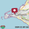 Mapa le terrazze sul mare gallipoli