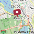 Map Lecco lake Visconti
