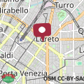 Map Leo’s corner in Milan