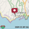 Mapa Leuca Villetta Vista Mare