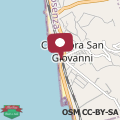 Map Lido Tirreno beach