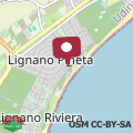 Map Lignano Pineta Apartment with pool