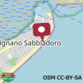 Map Lignano Sabbiadoro sea front and sea view