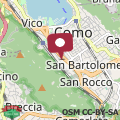 Mapa Living Lake Como-Rooms&Parking