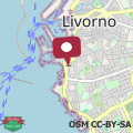 Map Livorno- Lungomare Viale Italia Bright Apartment!