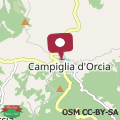 Map Locanda Val d'Orcia