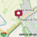 Karte Locazione Turistica a Ostia Antica