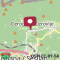 Map Locazione turistica Ceroglie