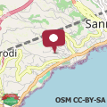 Map Loft Sanremo vista Mare Private Parking and Bike