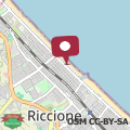 Map Lorenzo Sea Loft Riccione apartment