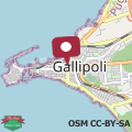 Map Lovely Apartment Gallipoli Centro con parcheggio