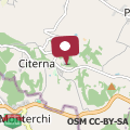 Map Lovely Apartment in Citerna with Swimming Pool