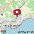 Mapa Lovely app in villa with pool, Fontane Bianche