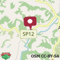 Map Lovely Farmhouse in Asciano with Swimming Pool