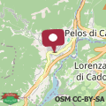 Mappa Lozzo di Cadore - Dolomiti - Piazza IV novembre