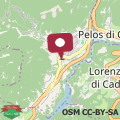 Map Lozzo di Cadore - Dolomiti (Piazza Tiziano)