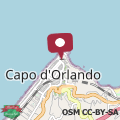 Mapa Luminoso appartamento sul lungomare Capo d'Orlando