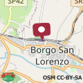 Mappa Luminoso loft a Borgo San Lorenzo zona stazione