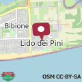Mappa Luminous apartment in Lido dei Pini