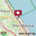 Mapa Lungomare centrale di Silvi con parcheggio privato