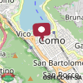 Map Luxury Apartment on the center of Como