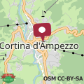 Mapa Luxury Central Apartment Cortina D'Ampezzo