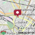 Mapa Luxury Flat Design District - Milano Isola