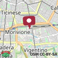 Map Luxury House in Milano Pietrasanta 120 mq