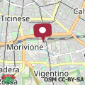 Karte Luxury House in Milano Pietrasanta 140 mq