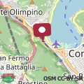 Map luxury villa in como lake