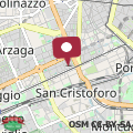 Mappa M4 Tolstoj - Milano vicino Navigli e Duomo
