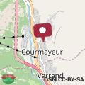 Map Maison Luboz - Courmayeur