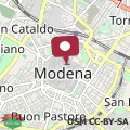 Mappa Maison Vert appartamento in centro storico a Modena