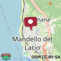 Mapa Mandello Sotto Grigna