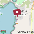 Map Mangia's Santa Teresa Sardinia, Curio Collection by Hilton