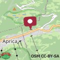 Mapa Mansarda fronte piste Aprica con vista panoramica