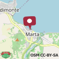 Mappa Mansarda sul Lago a Marta