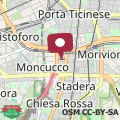 Mappa Marlene apartment in the Navigli area