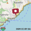 Mapa MeFra Camere - Amalfi Coast