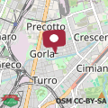 Mapa Milan - Gorla M1 Modern Studio!