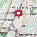 Mapa MILAN Precotto LOFT