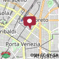 Mapa Milan Shopping Street