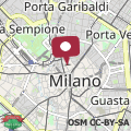 Mapa Milano Cordusio