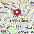 Map Milano - Gae Aulenti