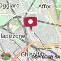 Mapa Milano Minimal Bovisa Politecnico