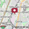 Map Milano Rucellai Apartment with Garden