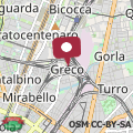 Map MilanoFlats - Greco Free Parking