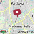 Map Mini cozy apartment in Prato della Valle