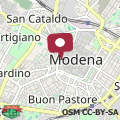 Map Mini-loft just steps from the Duomo of Modena